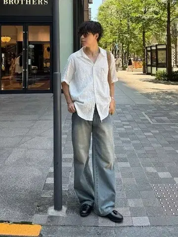 LURAKU 플레어 데님 배기진 CLEL 리드롬 유니클로 gu