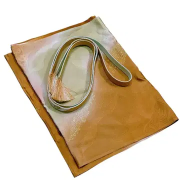 유61 새상품급 일본 의류 허리띠 오비 장식 천 세트