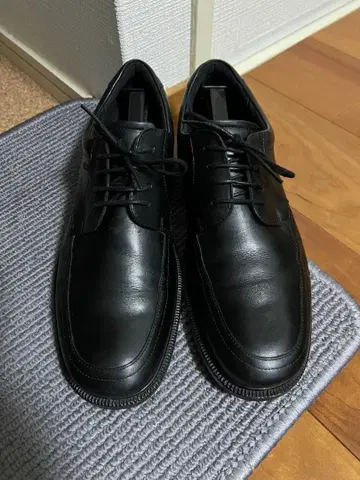 ECCO 블랙 가죽 비즈니스 슈즈