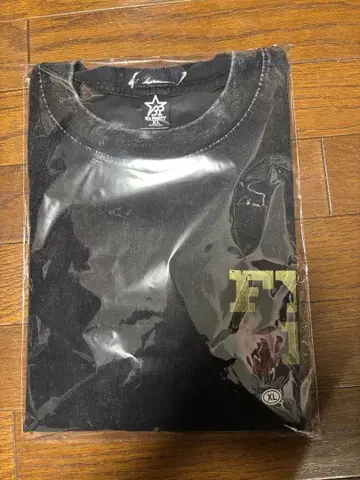 그래픽 프린트 T셔츠 XL 블랙