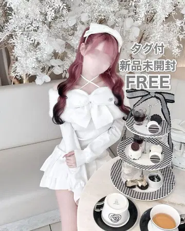 honey mew 빅 리본 크로스 오프숄더 원피스 미셸 마카롱 완판템