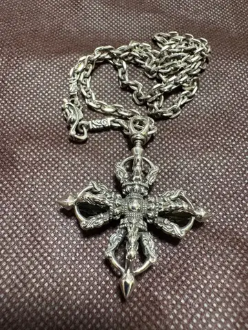 소칼로 버드 더블 도제 앵커 스퀘어 목걸이 세트