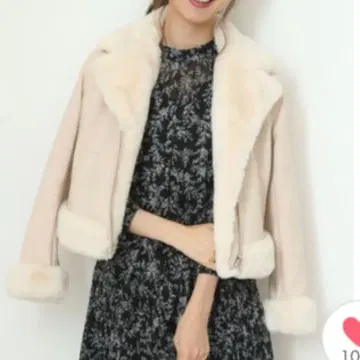 Rirandture 리랜드트루 인조 모피 라이더 자켓