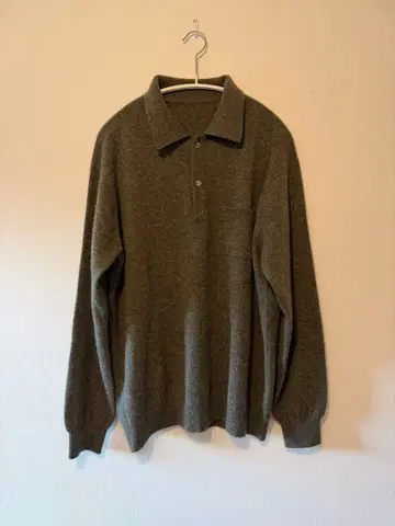 ARTS&SCIENCE 폴로 캐시미어 니트