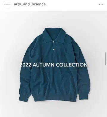 ARTS&SCIENCE 폴로 캐시미어 니트