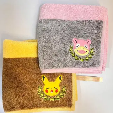 포켓몬 센터 카가와 이마바리 타월 핸드 타월 피카츄 야돈 2장 세트