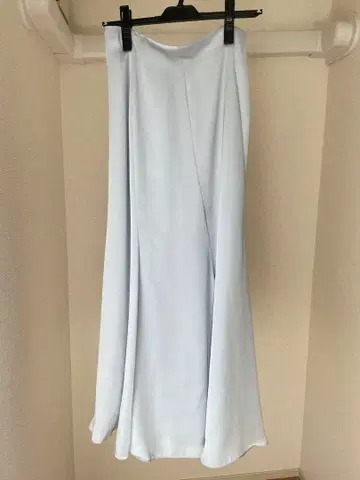 SNIDEL 머메이드 스커트 색스 블루