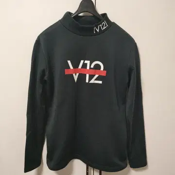 V12 하이넥 셔츠 속기모