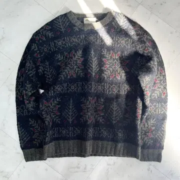 90s 에디 바우어 노르딕 무늬 니트 XL