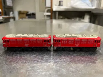 토미카 미니카 일본제 기차 ED75 빨간색 2대 세트