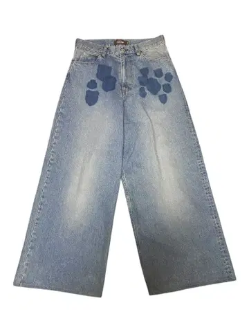 MASU 25SS 엠블럼 디자인 버기 데님