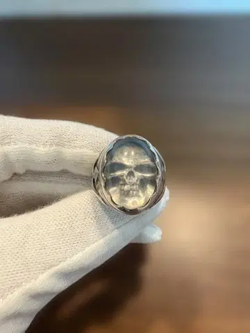 실버 925 스컬 반지