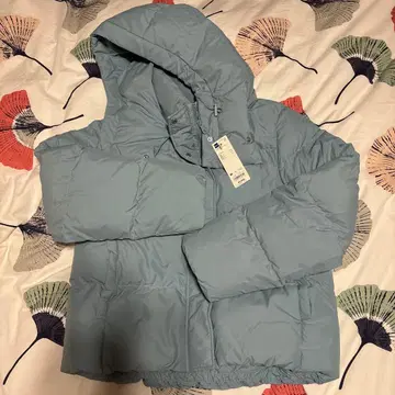 GU 라이트 블루 다운 자켓 M 사이즈