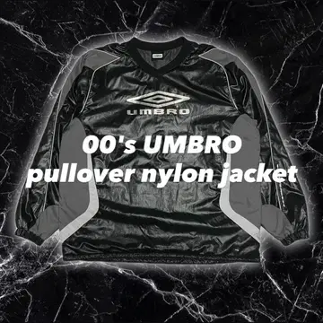 UMBRO 엄브로 나일론 자켓 피스테 내면입기 블랙 그레이