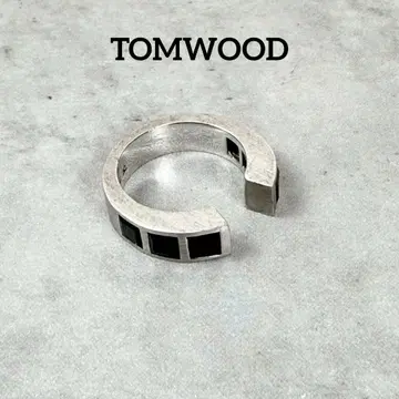 TOMWOOD 톰우드 스플릿 스칼라 스톤 반지 블랙 54
