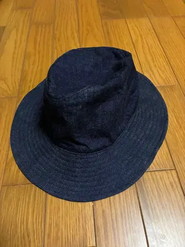 KIJIMA TAKAYUKI 웨어하우스 네이비 데님 햇 2 사이즈
