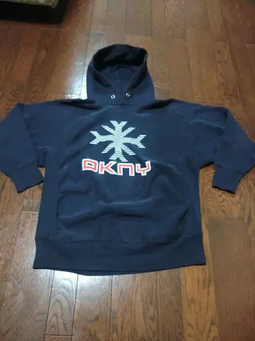 DKNY 후드티 리버스 위브 MADE IN USA 90S 구제 의류 블랙