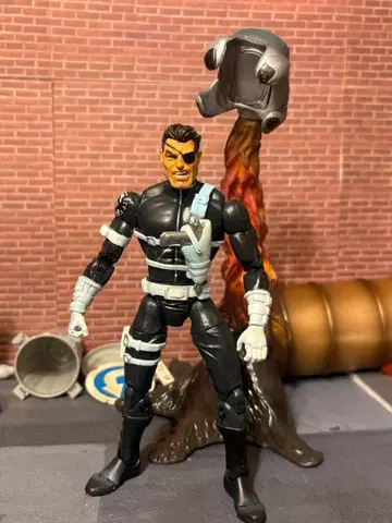 마블 레전드 닉 퓨리 TOYBIZ 슈퍼 포저블