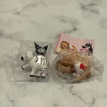 산리오 텐노지 동물원 한정판 콜라보 피규어 쿠로미 키티