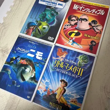 니모 Mr. 인크레더블 몬스터 주식회사 리틀 머메이드 2 DVD