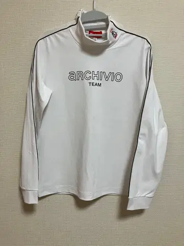 [ 택 포함 미사용품 ] 하이넥 셔츠 40 화이트