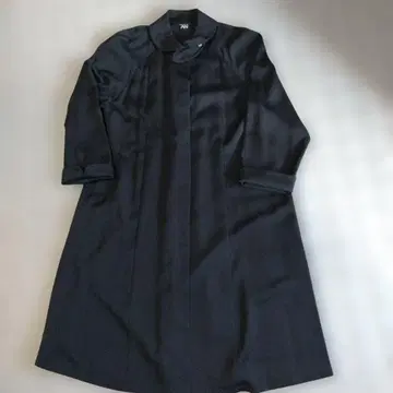 AKI 블랙 롱 코트