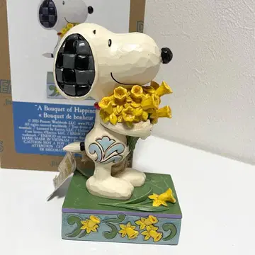 스누피 수선화 피규어 짐쇼어 박스 포함 새상품급