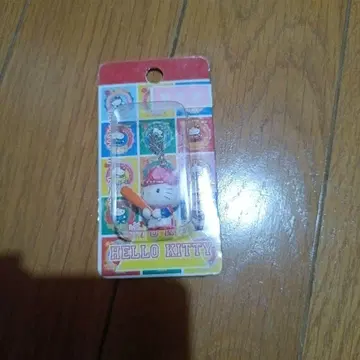 헬로키티 지퍼 키링 체육회계 야구부 2001년