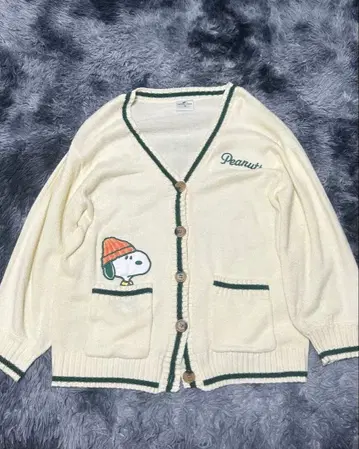USJ 유니버셜 PEANUTS 스누피 가디건 L