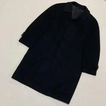 새상품급 캐시미어 100% 스텐카라 코트 블랙 무지 사이즈 A5