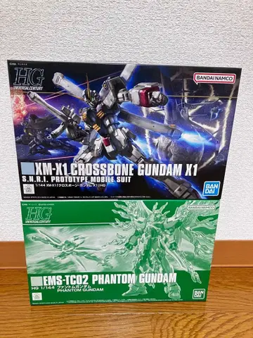 반다이 프라모델 HG 팬텀 건담 HG 크로스본 건담 X1