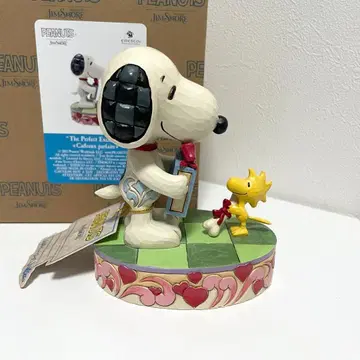 최종 스누피 우드스탁 짐쇼어 피규어 박스 포함 새상품급