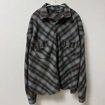 Kastane 체크 무늬 플란넬 셔츠