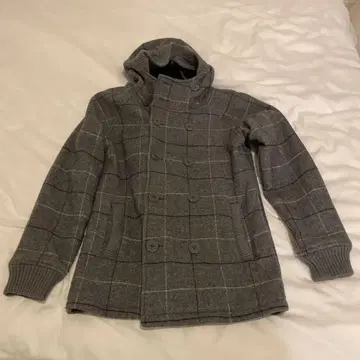 후드 부착 P 코트