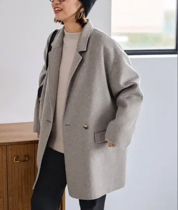 FRAMeWORK 해밀턴 리버 테일러드 코트 그레이 A