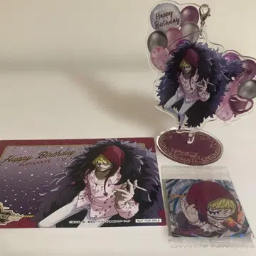 코라손 벌스데이 아크릴 스탠드 카드 스티커 3종 세트