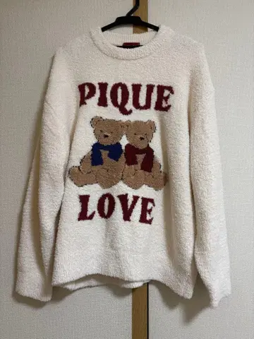 PIQUE LOVE 테디베어 룸웨어 세트