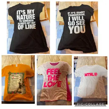 하마사키 아유미 T셔츠 원피스 묶음 판매