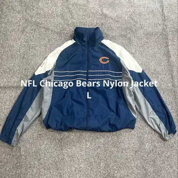 NFL 시카고 베어스 나일론 자켓 [미사용급] 자수 로고 L Y2K