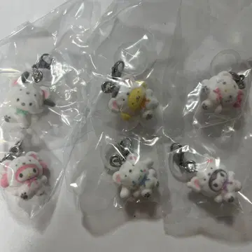 산리오 메지루시 액세서리 포근포근 스노우 컴플리트 세트