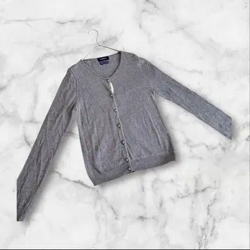 로이스크레용 긴팔 가디건 M 사이즈 그레이 캐시미어