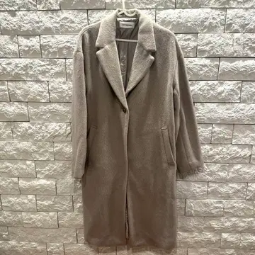 LILY BROWN 그레이 롱 코트 벨트 포함