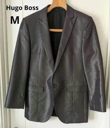 새상품급 휴고보스 테일러드 자켓 M 실버 블랙 캐주얼