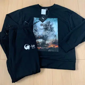 고질라-1.0 룸웨어 M 파자마 맨투맨 블랙 홈웨어