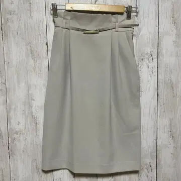 유나이티드 애로우즈 그린라벨 라이트 그레이 미디 스커트 [XS]