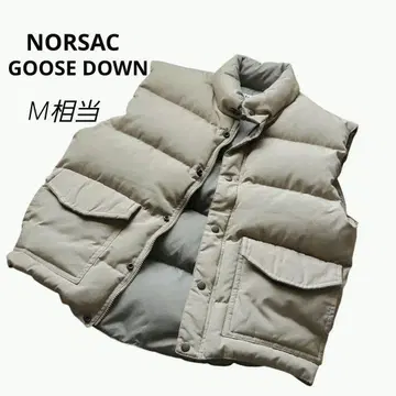 남성용 다운 베스트 베이지 M 상당 NORSAC 구스다운