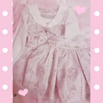 LIZLISA 리즈리사 주얼리 패턴 셋업 핑크