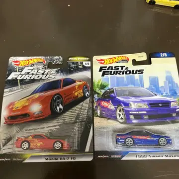 핫휠 Mazda RX-7 FD & Nissan Maxima