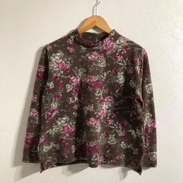 새상품급 used 꽃무늬 상의 빈티지 구제 의류 카지카지 레트로
