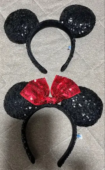 주말 한정 가격 디즈니 스팽글 머리띠 2세트